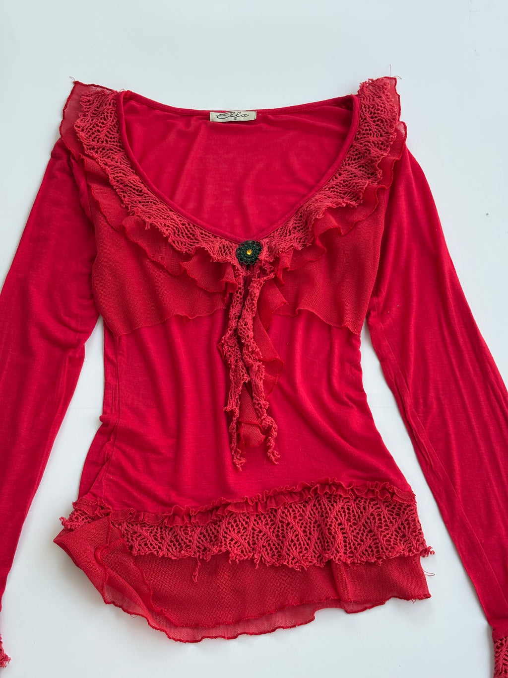 Red whimsy top