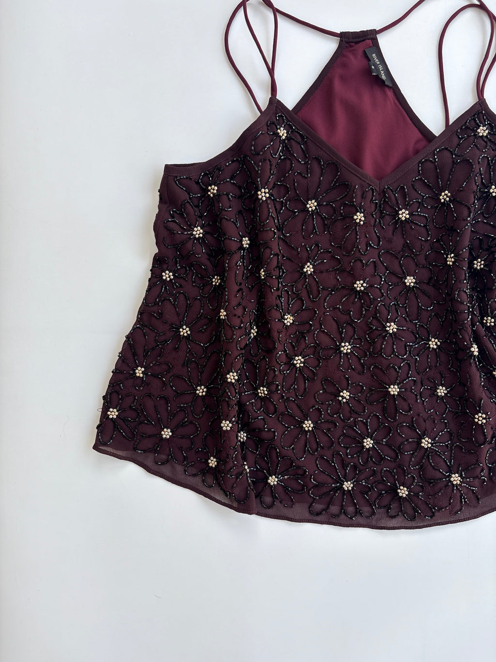 Beaded heavy top