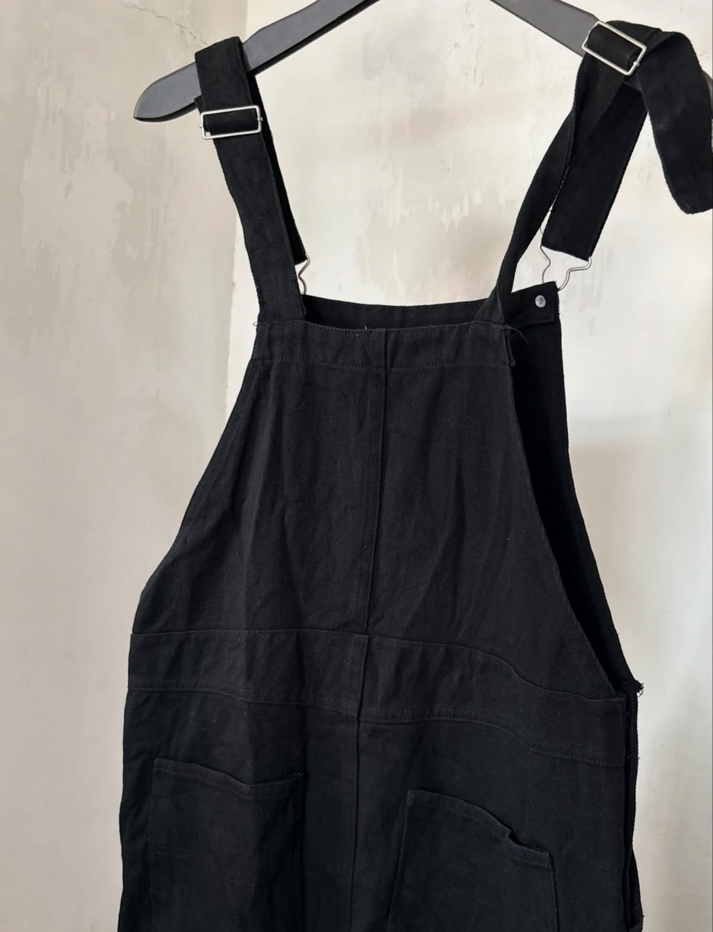 Black denim dungree