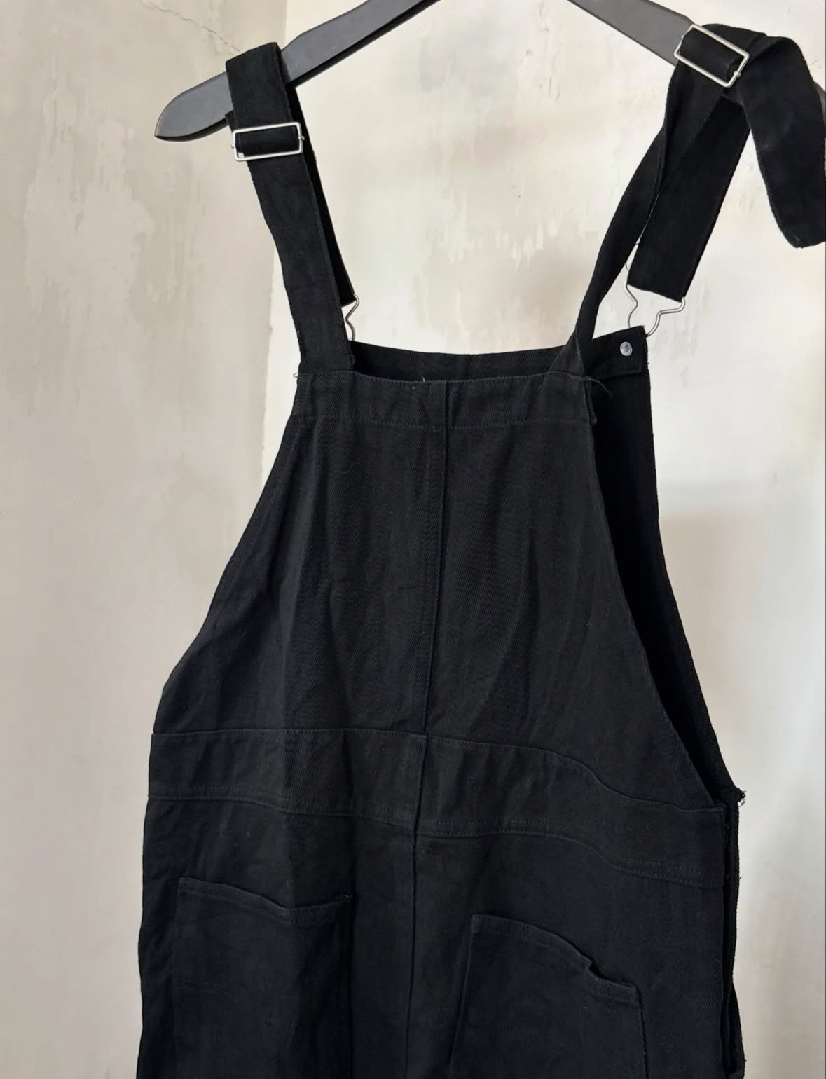 Black denim dungree