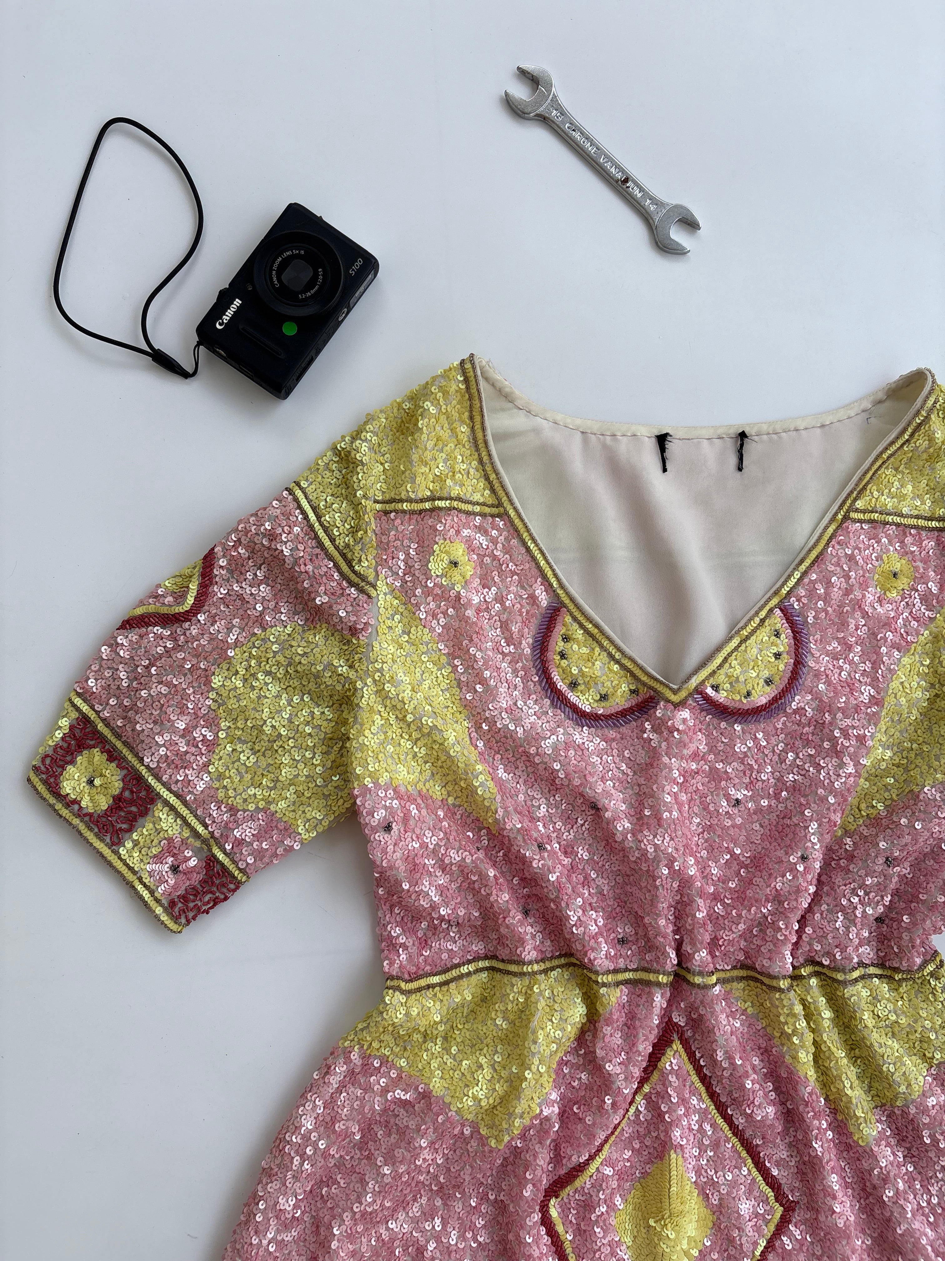 Limca Sequin party top/short dress
