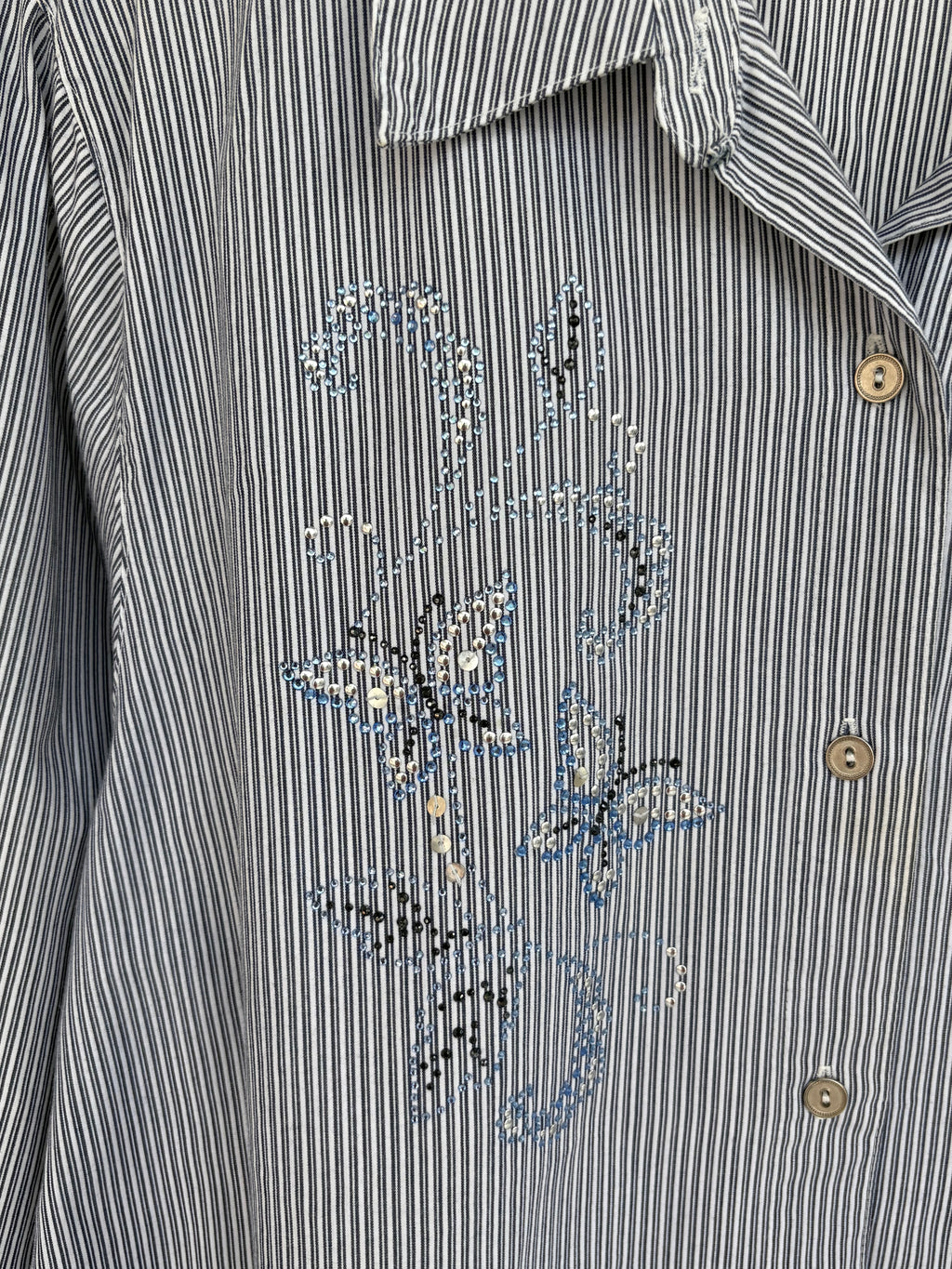 Blingy lined shirt