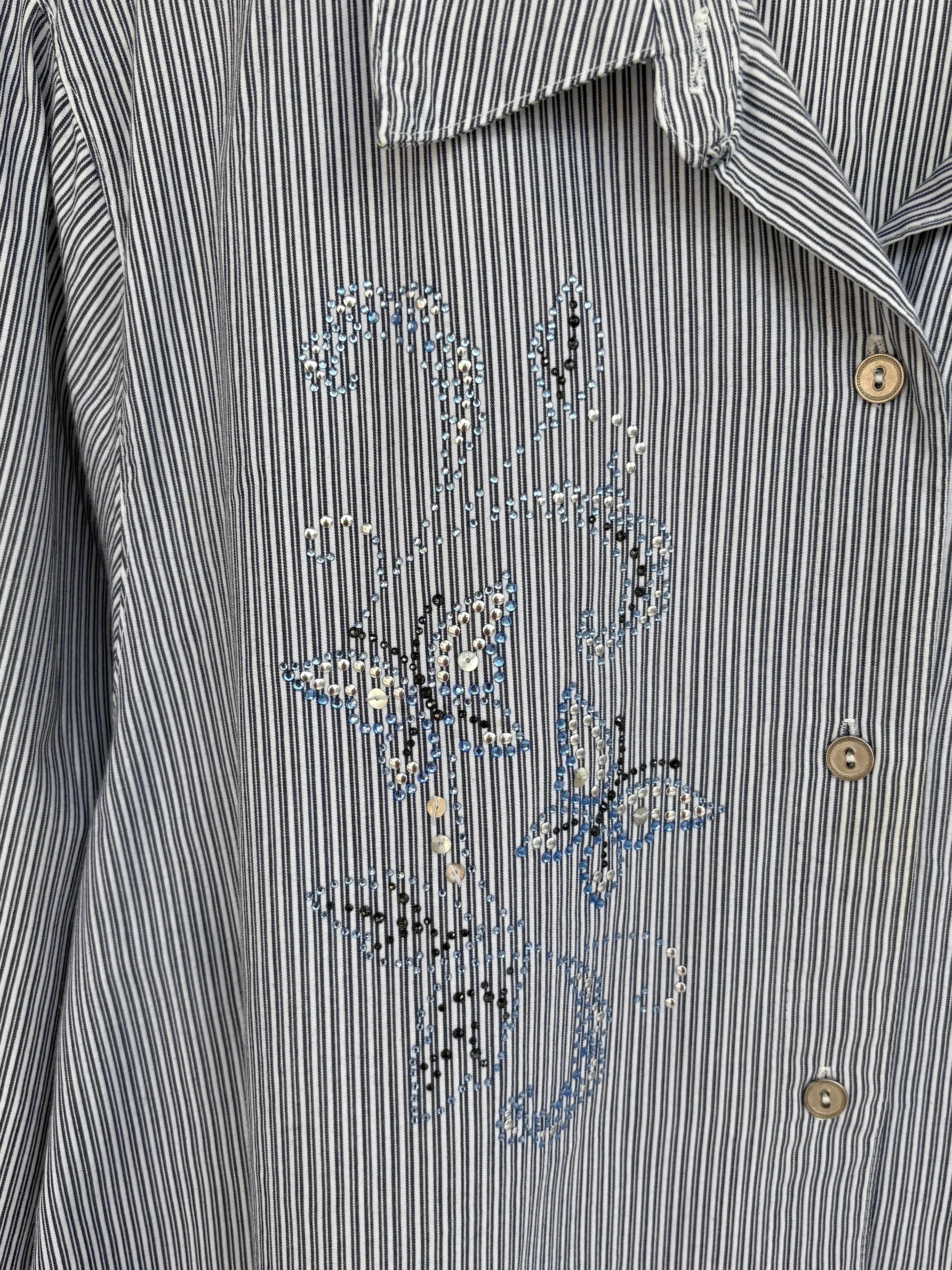 Blingy lined shirt