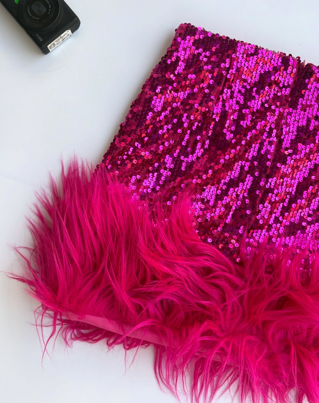 Y2k glitter skirt