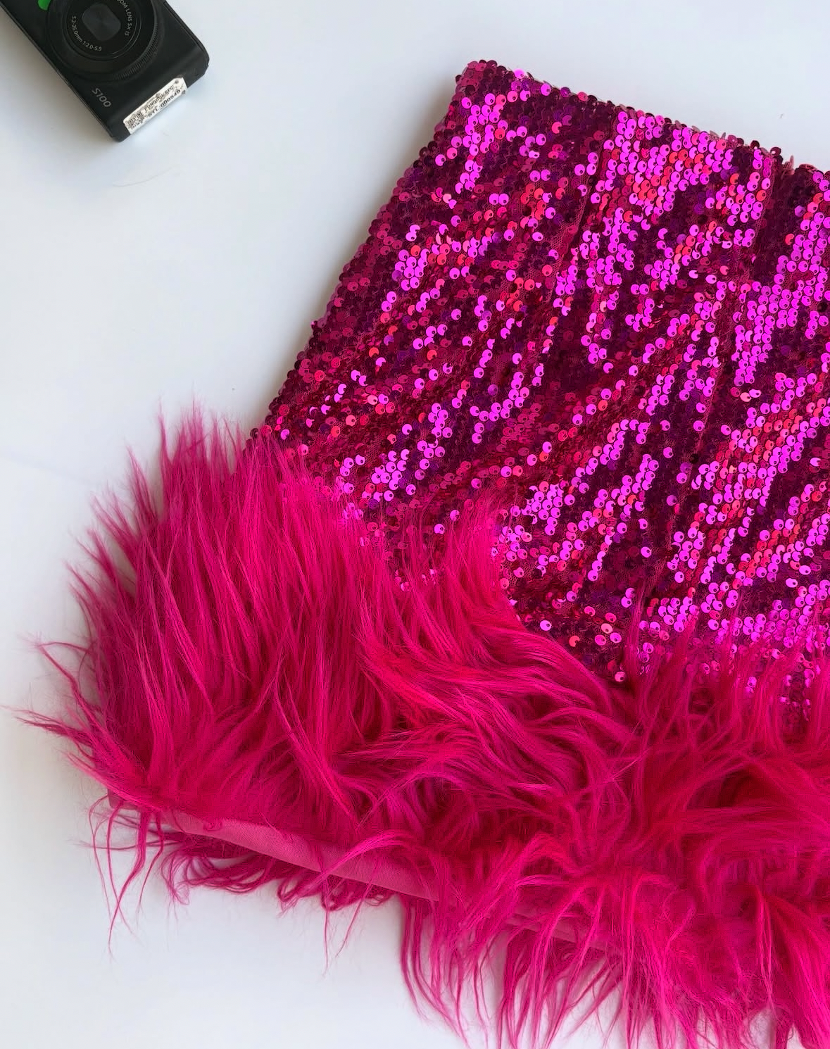 Y2k glitter skirt