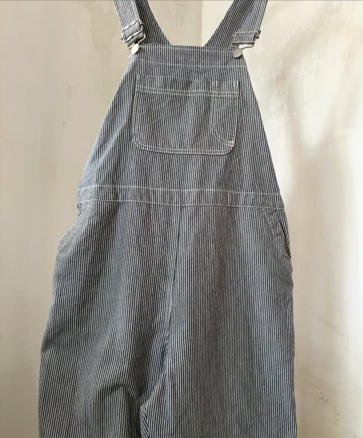 Striped overall/dungree