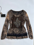 Beaded y2k top
