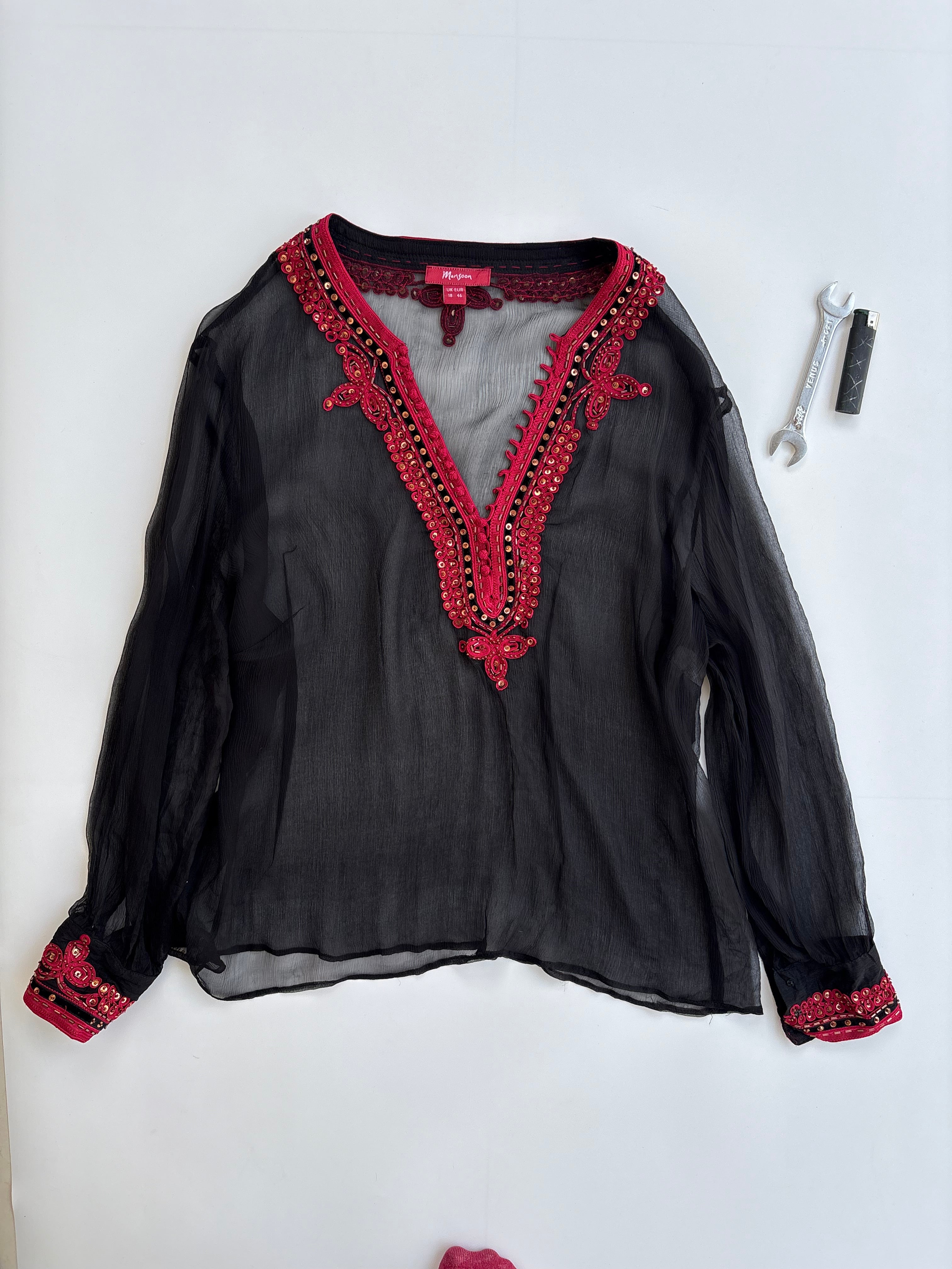 Mesh kurti