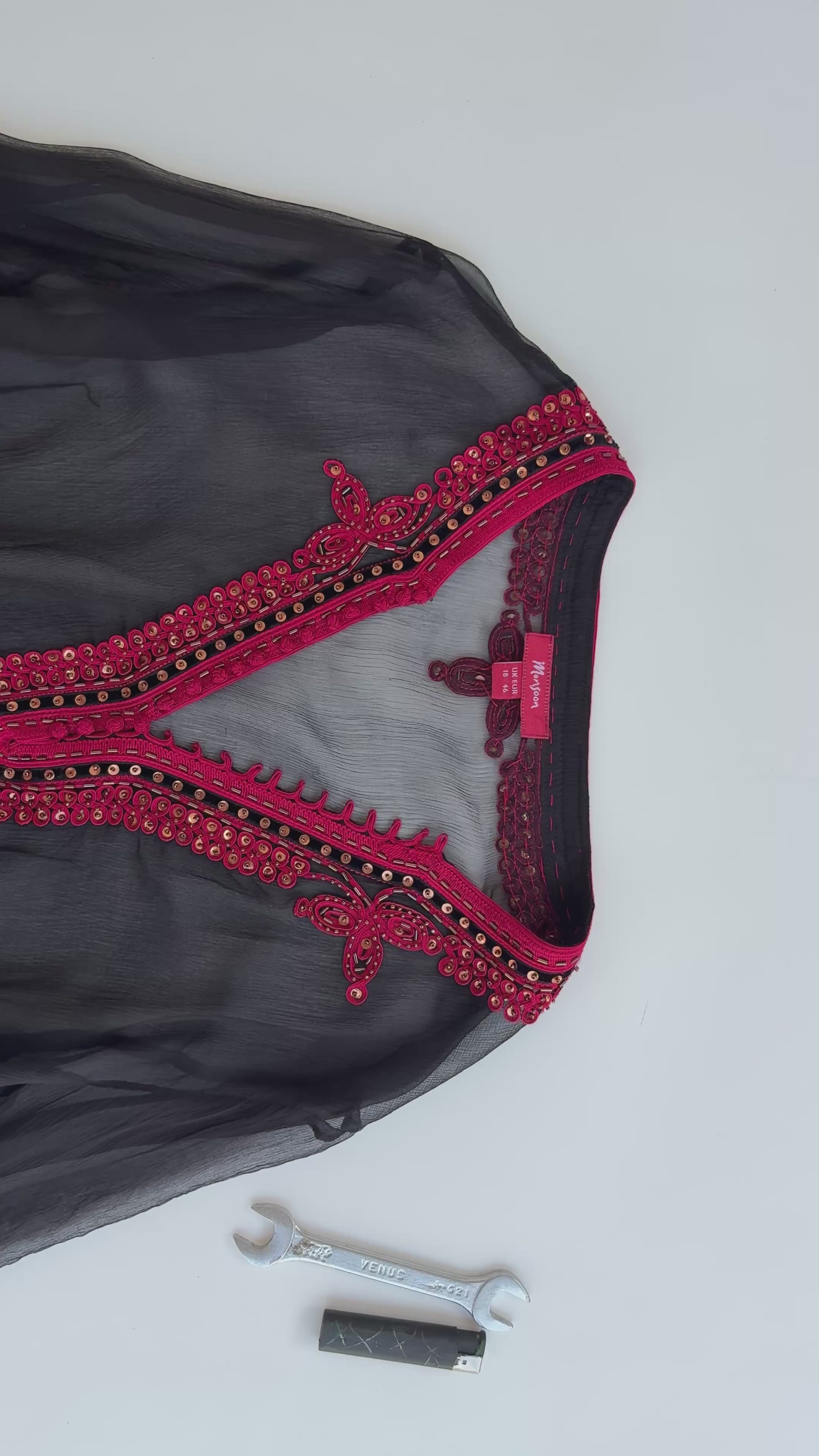 Mesh kurti